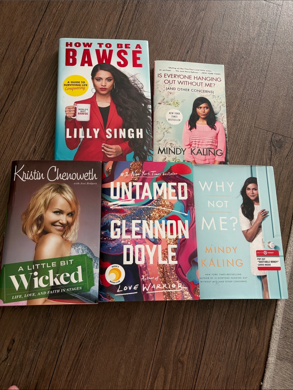 Bundle of 5 Popular Memoirs — Bright Color Covers